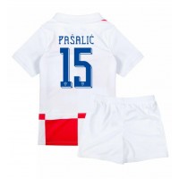Maglie da calcio Croazia Mario Pasalic #15 Prima Maglia Bambino Europei 2024 Manica Corta (+ Pantaloni corti)